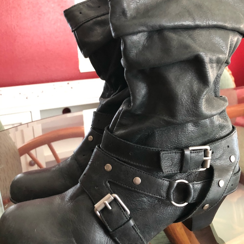 Leather Mia Silverado Boots 8M